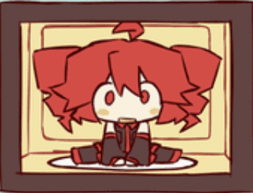 chibi teto in a microwave